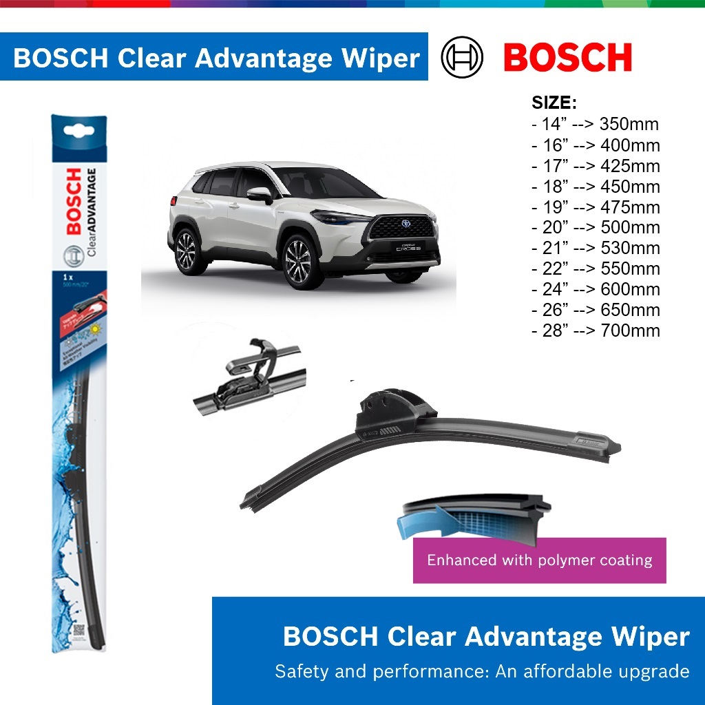 Gạt mưa xe ô tô, Bosch Clear Advantage - BCA